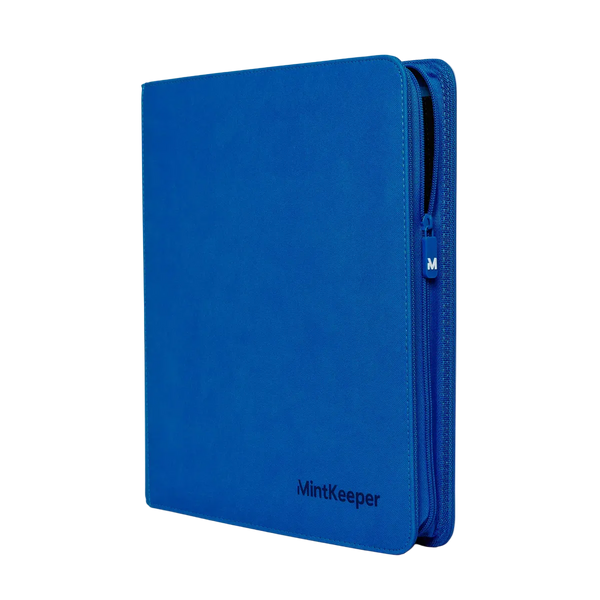 MintKeeper: 12-Pocket Premium Zip Binder (Blue)