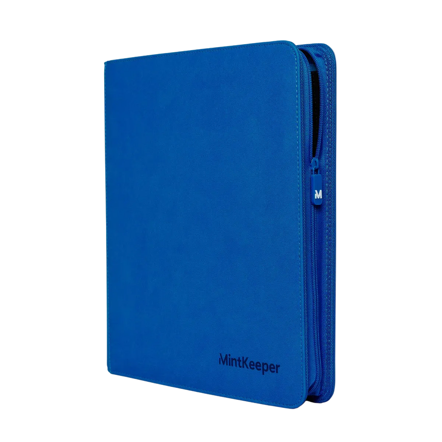 MintKeeper: 12-Pocket Premium Zip Binder (Blue)