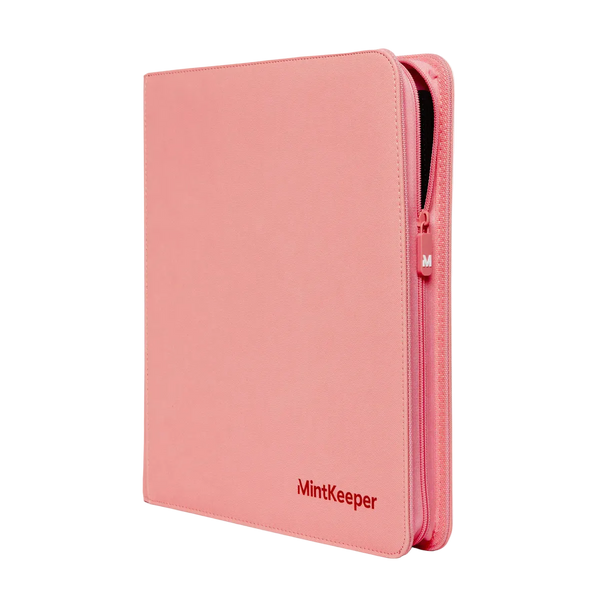 MintKeeper: 12-Pocket Premium Zip Binder (Pink)