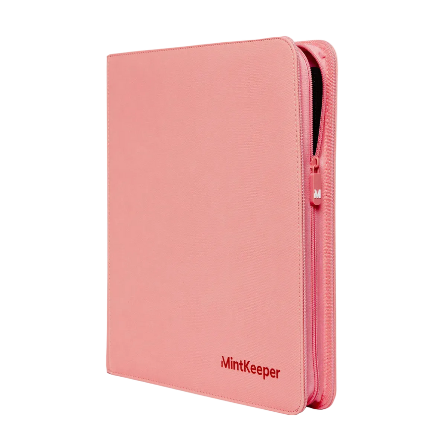 MintKeeper: 12-Pocket Premium Zip Binder (Pink)