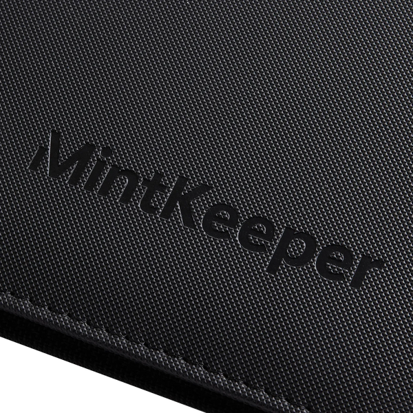 MintKeeper: 12-Pocket Premium Zip Binder (Black)