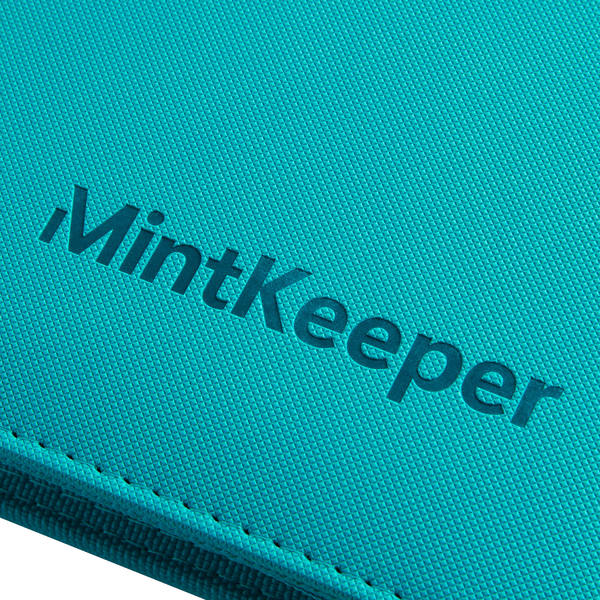 MintKeeper: 12-Pocket Premium Zip Binder (Aqua)
