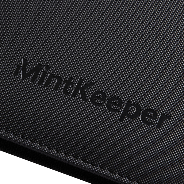 MintKeeper: 9-Pocket Premium Zip Binder (Black)