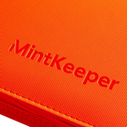 MintKeeper: 12-Pocket Premium Zip Binder (Orange)