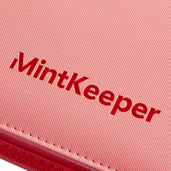 MintKeeper: 12-Pocket Premium Zip Binder (Pink)
