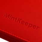 MintKeeper: 9-Pocket Premium Zip Binder (Red)