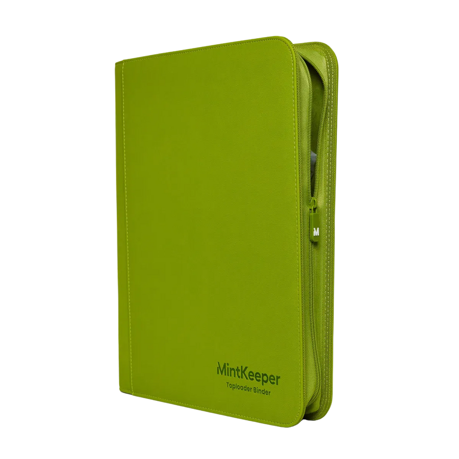 MintKeeper: 9-Pocket 252 Toploader Binder (Lime Green)