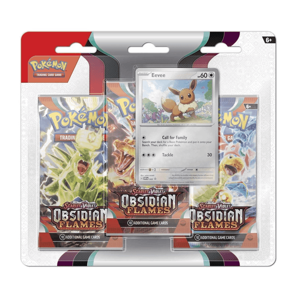 Pokemon TCG: Obsidian Flames - 3 Pack Blister (Eevee)