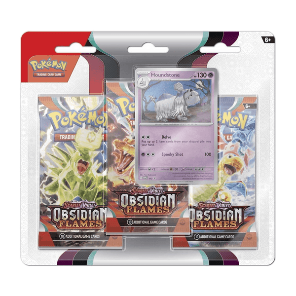 Pokemon TCG: Obsidian Flames - 3 Pack Blister (Houndstone)