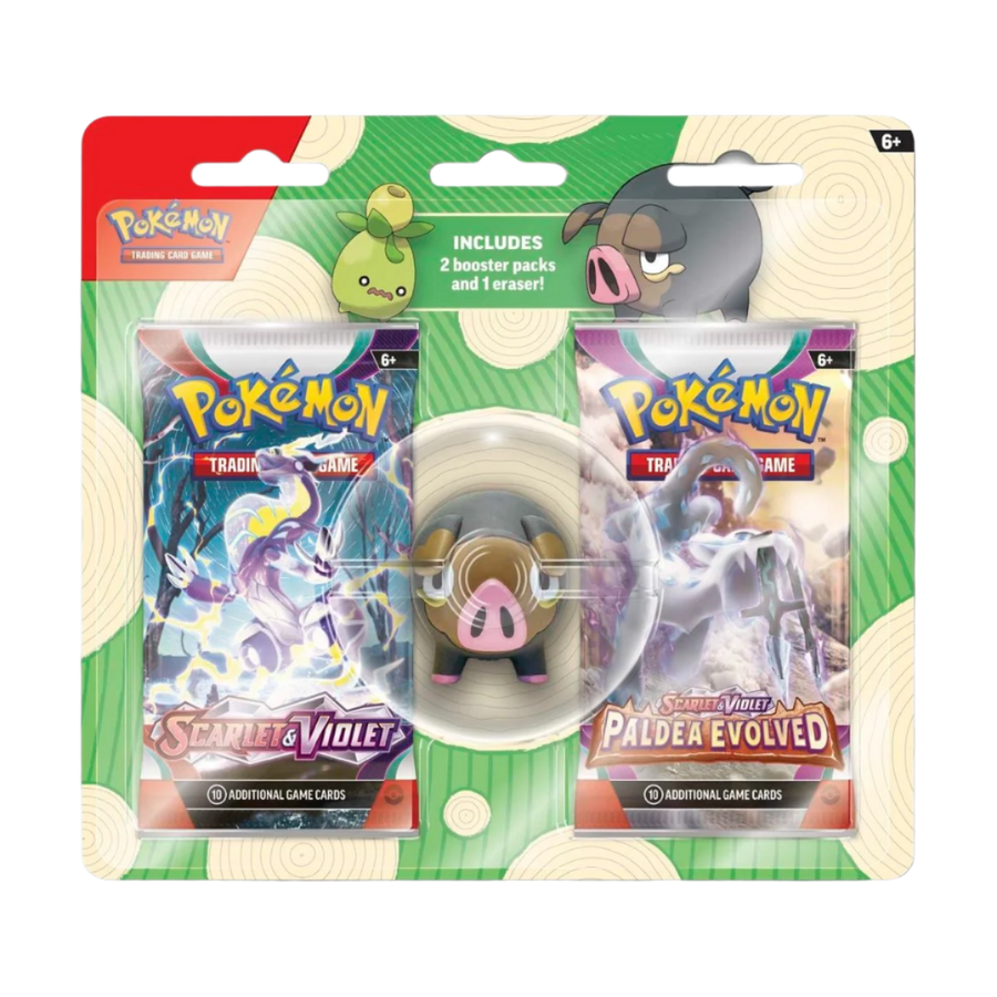 Pokemon TCG: Back to School Eraser Blister 2023 (Lechonk)