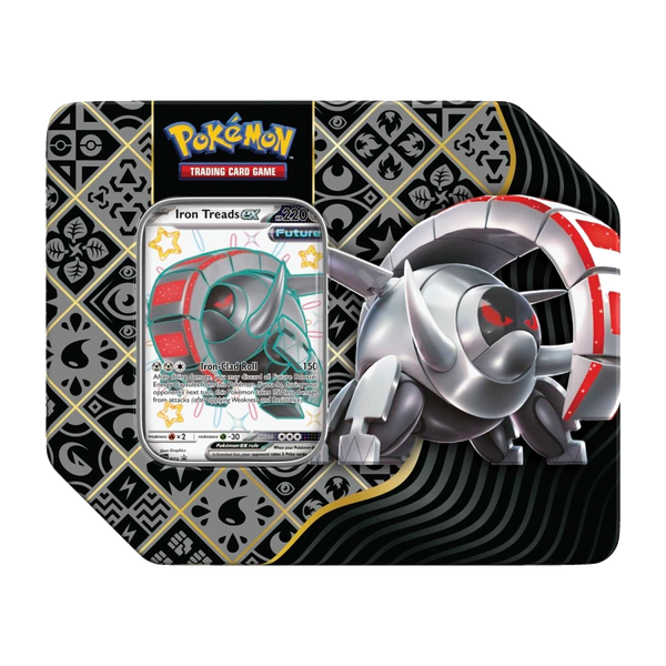 Pokemon TCG: Paldean Fates - 7" Tin - Shiny Iron Treads ex