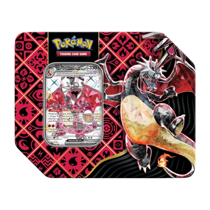 Pokemon TCG: Paldean Fates - 7" Tin - Shiny Tera Charizard ex