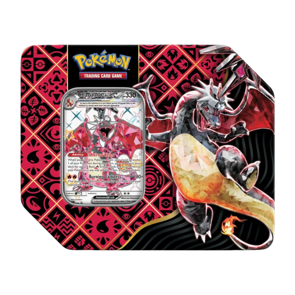 Pokemon TCG: Paldean Fates - 7" Tin - Shiny Tera Charizard ex