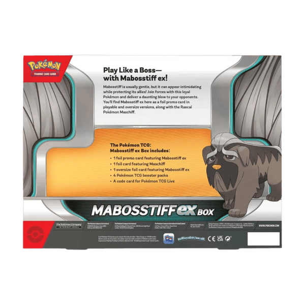 Pokemon TCG: Mabostiff EX Box