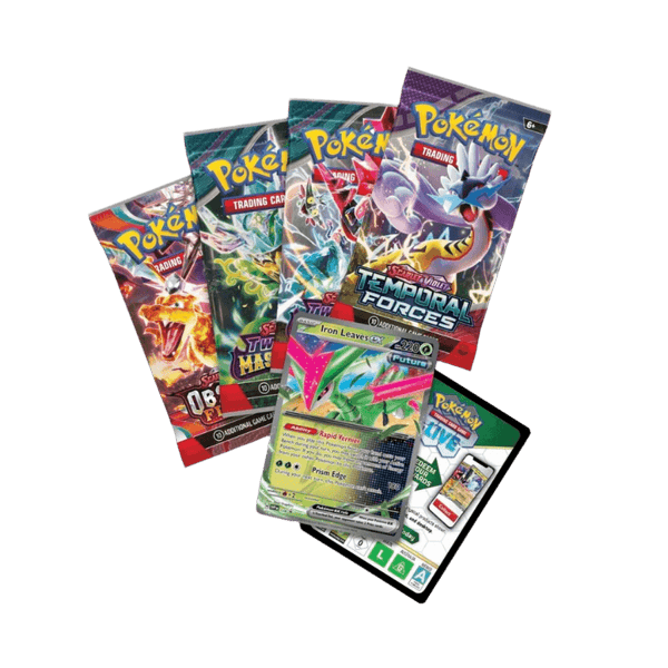 Pokemon TCG: Paradox Clash Tin (Iron Leaves ex)