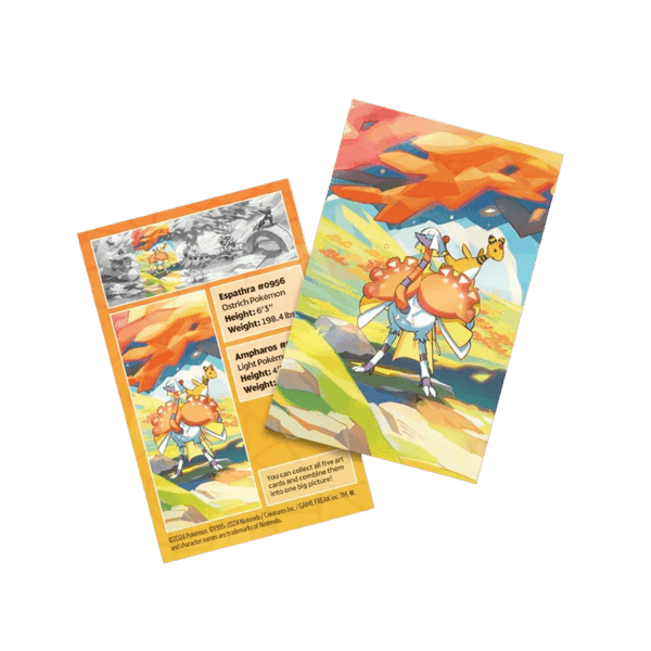 Pokemon TCG: Vibrant Paldea Mini Tin - Espathra & Ampharos