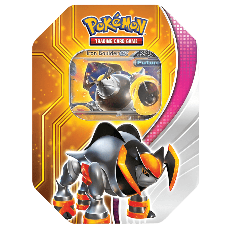 Pokemon TCG: Paradox Destinies Tin (Iron Boulder ex)