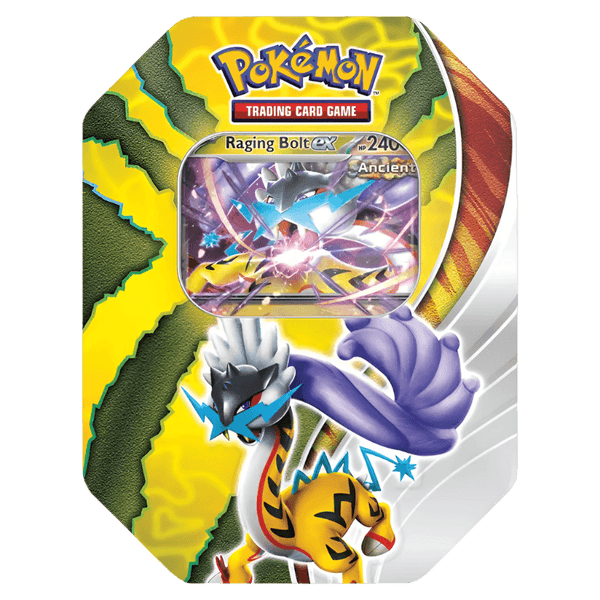 Pokemon TCG: Paradox Destinies Tin (Raging Bolt ex)