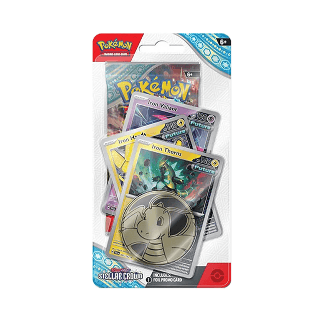 Pokemon TCG: Stellar Crown - Premium Checklane Blister (Iron Thorns)