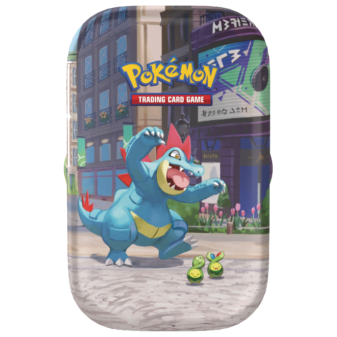 Pokemon TCG: Mega Evolution - Lumiose City - Mini Tin - Feraligatr & Smoliv