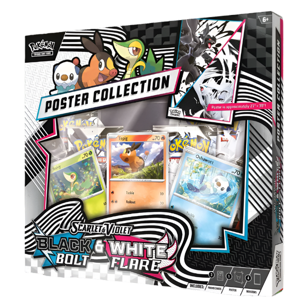 Pokemon TCG: Black Bolt & White Flare - Unova Poster Collection