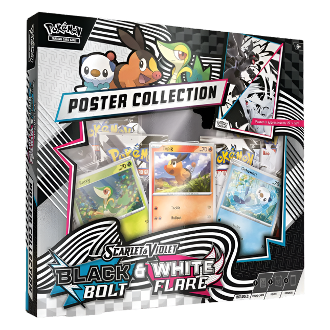 Pokemon TCG: Black Bolt & White Flare - Unova Poster Collection