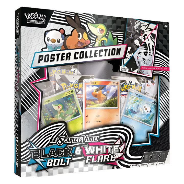 Pokemon TCG: Black Bolt & White Flare - Unova Poster Collection