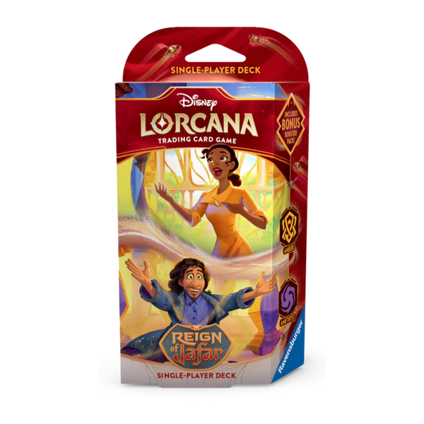 Disney Lorcana Trading Card Game: Reign Of Jafar - Starter Deck (Tiana & Bruno)