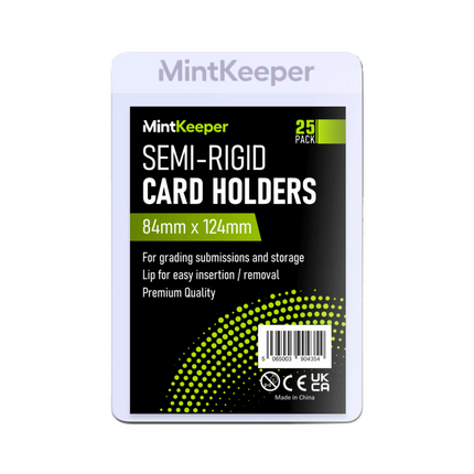MintKeeper: Semi-Rigid Card Holders (25 pack)