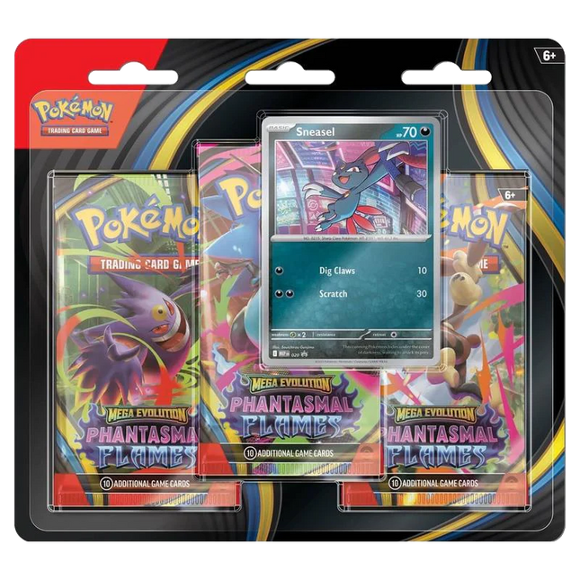 [PRE-ORDER] Pokemon TCG: Phantasmal Flames - 3 Pack Blister (Sneasel)