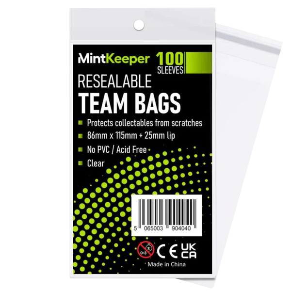 MintKeeper: Team Bags - Resealable (100)