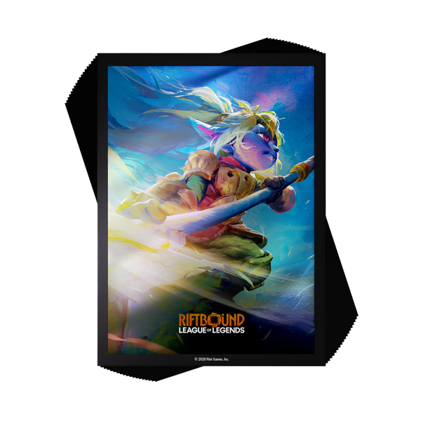 Riftbound: League of Legends TCG - Unleashed - Art Sleeves - Poppy, Keeper of the Hammer (100 Sleeves)