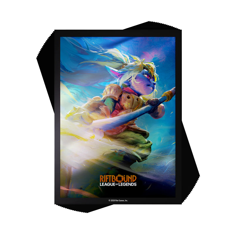 Riftbound: League of Legends TCG - Unleashed - Art Sleeves - Poppy, Keeper of the Hammer (100 Sleeves)