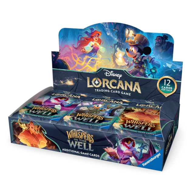 Disney Lorcana Trading Card Game: Whispers In The Well - Booster Box