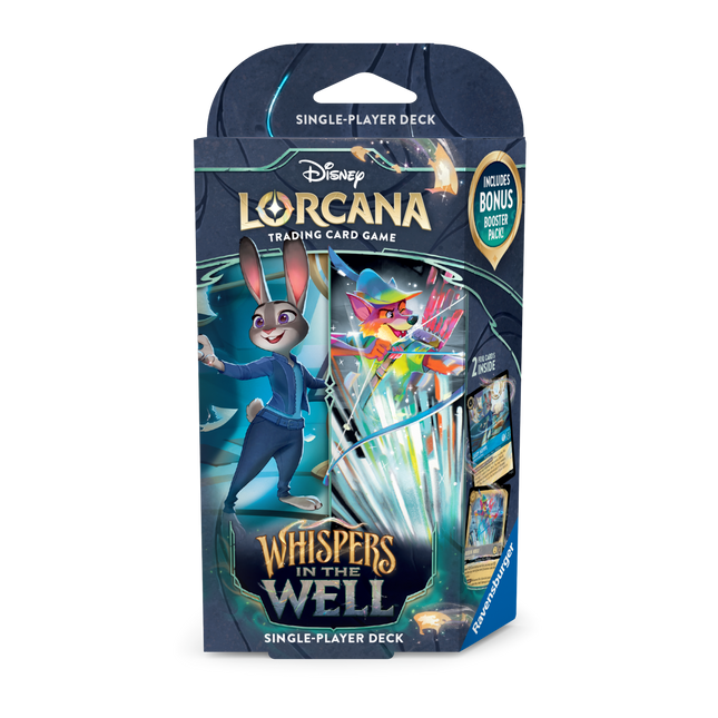 Disney Lorcana Trading Card Game: Whispers in the Well - Starter Deck - Judy and Robin