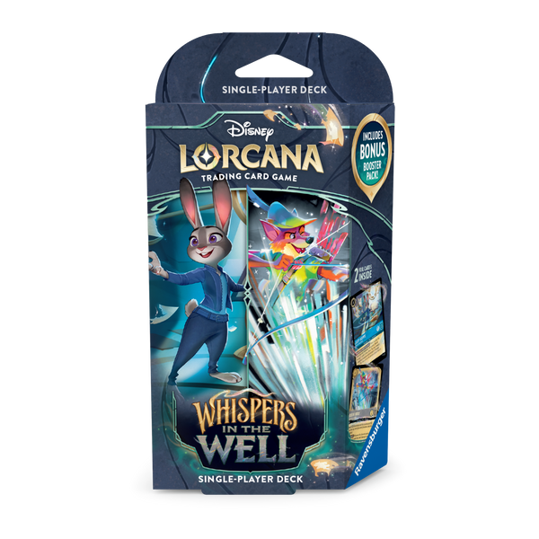 Disney Lorcana Trading Card Game: Whispers in the Well - Starter Deck - Judy and Robin