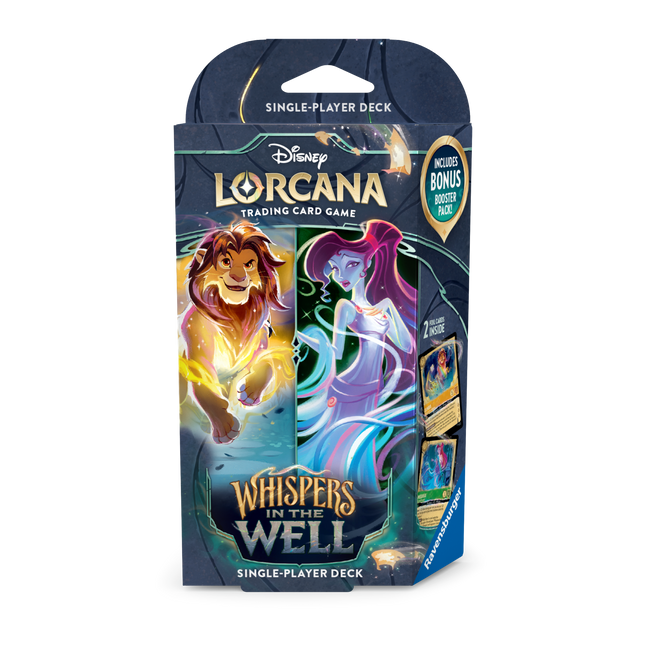 Disney Lorcana Trading Card Game: Whispers in the Well - Starter Deck - Simba and Meg