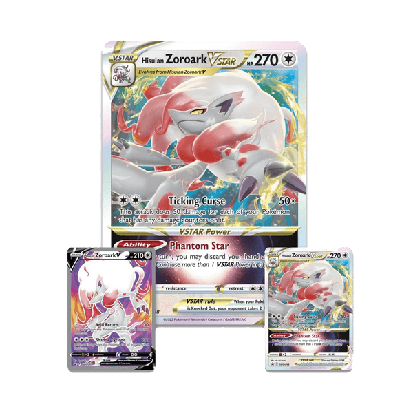 Pokemon TCG: Hisuian Zoroark VStar Premium Collection