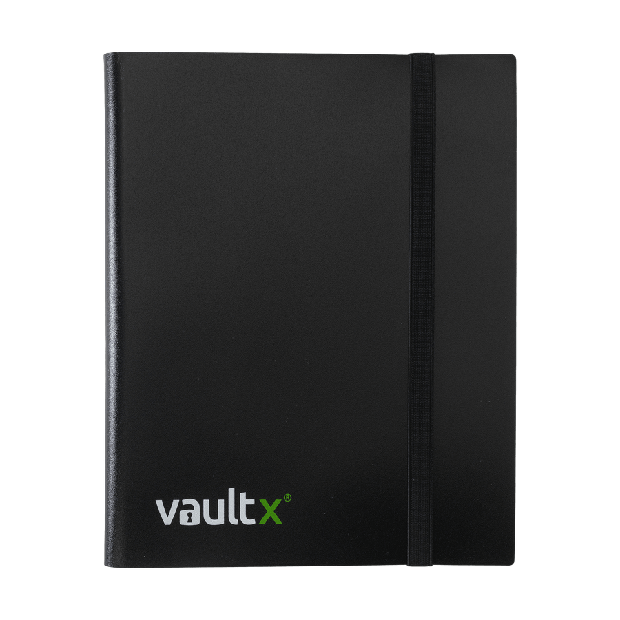 Vault X: 9-Pocket Strap Binder (Black)