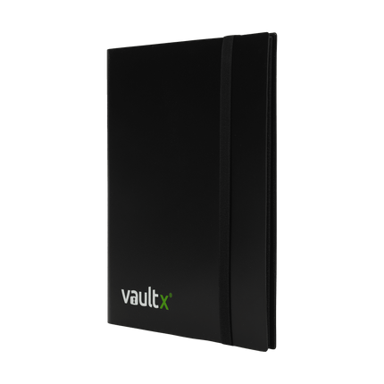 Vault X: 9-Pocket Strap Binder (Black)