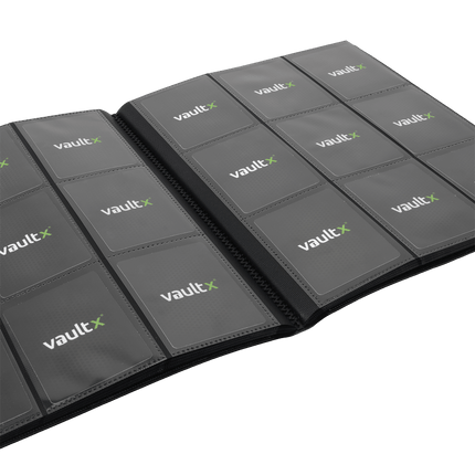 Vault X: 9-Pocket Strap Binder (Black)