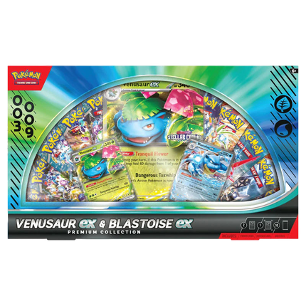 [PRE-ORDER] Pokemon TCG: Venusaur ex & Blastoise ex Premium Collection