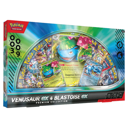 [PRE-ORDER] Pokemon TCG: Venusaur ex & Blastoise ex Premium Collection
