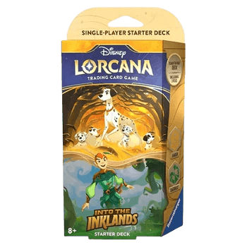 Disney Lorcana Trading Card Game: Into The Inklands - Starter Deck (Pongo and Peter Pan)