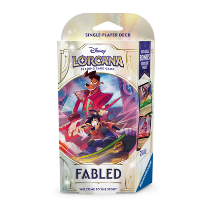 Disney Lorcana Trading Card Game: Fabled - Starter Deck (Powerline & Max)