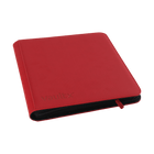 Vault X: 12-Pocket Exo-Tec® Zip Binder (Fire Red)