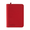 Vault X: 4-Pocket Exo-Tec® Zip Binder (Fire Red)