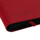 Vault X: 12-Pocket Exo-Tec® Zip Binder (Fire Red)