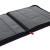 Vault X: 12-Pocket Exo-Tec® Zip Binder (Fire Red)