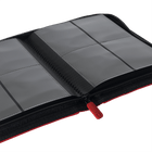 Vault X: 4-Pocket Exo-Tec® Zip Binder (Fire Red)